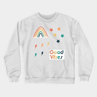 Rainbow aesthetic Crewneck Sweatshirt